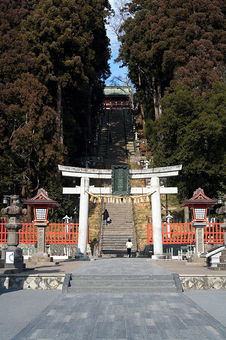 Shiogama Jinja et son escalier
