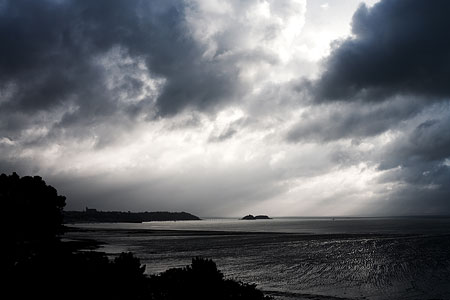 Ciel menaçant sur Dinard