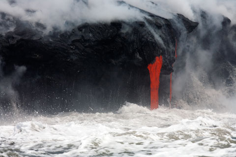 CoulÃ©e de lave provenant du volcan Kilauea