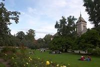 the park next to the museum in Zurich
