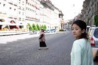 Eiko in the old town of Bern