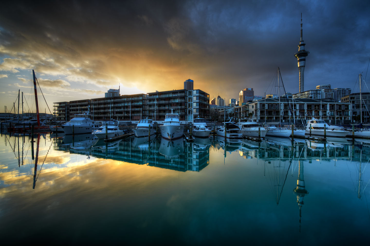 Threatening Clouds Over Auckland