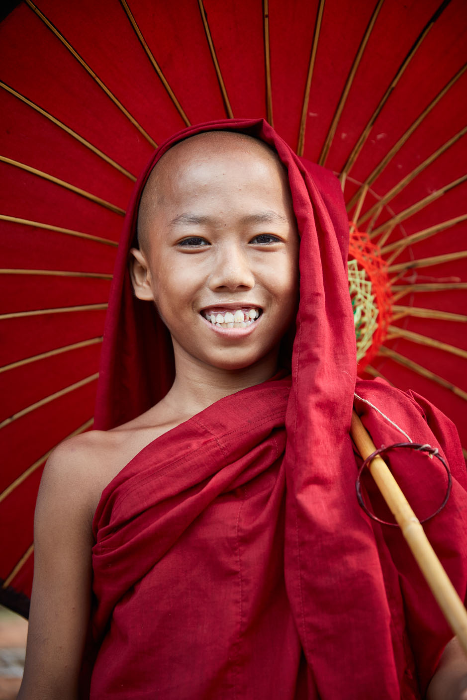 A Happy Novice Monk