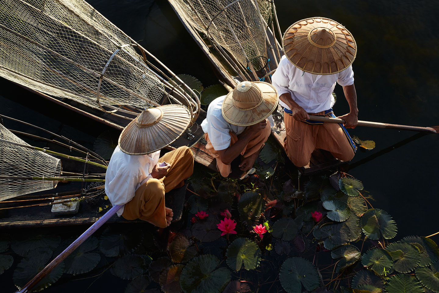 The Fishermen And The Lotus Flowers