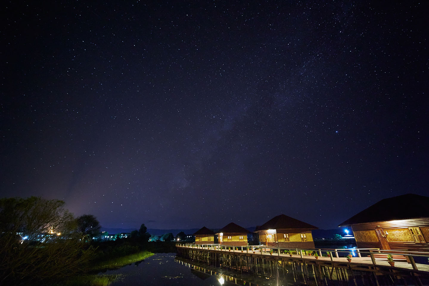 Milky Way Over Inle Lake